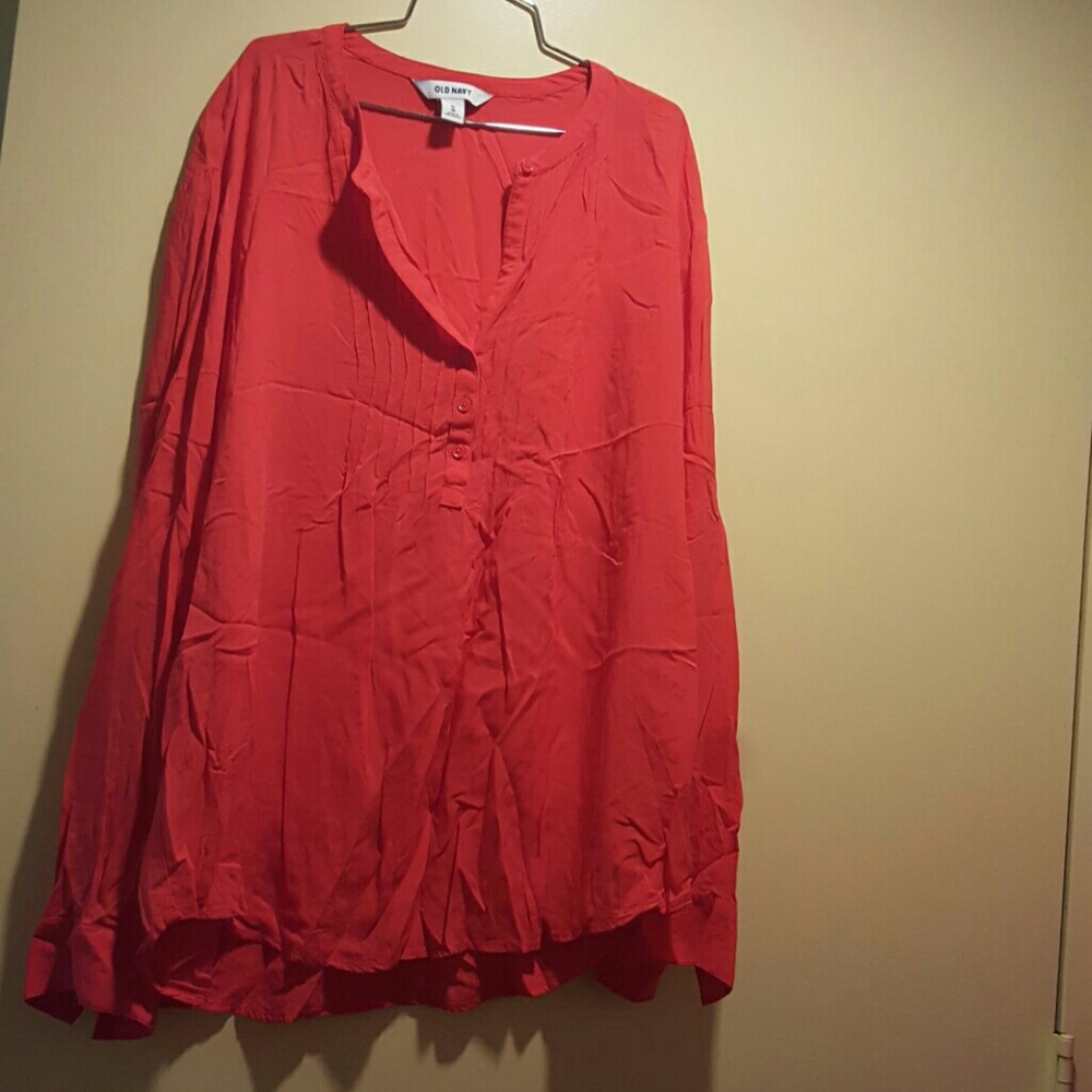 Old navy red blouse
